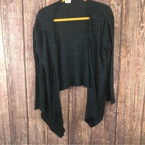 Impulsive Navy Open Front Sweater